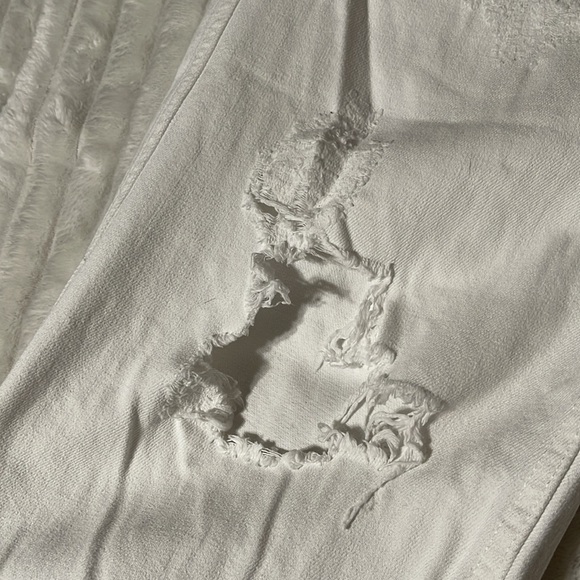 Free People White Denim Jogger | Size Small - Picture 2 of 14